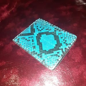 Genuine Python BiFold Wallet - Handmade